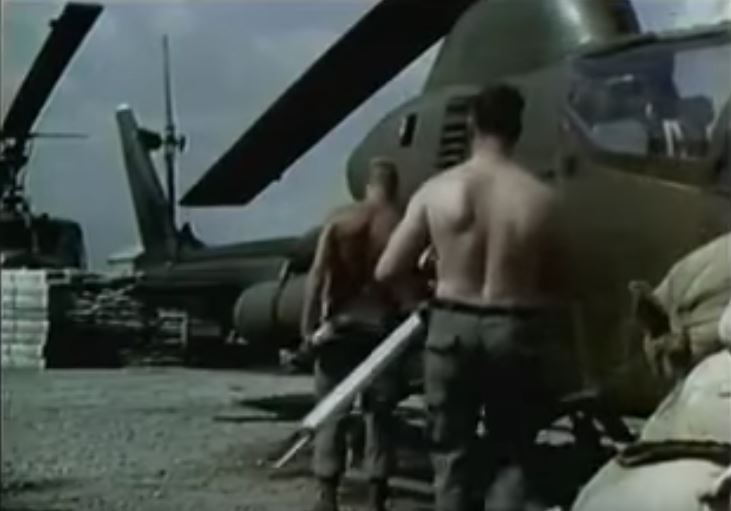 Vietnam-era movie footage